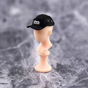 【限定販売】H001B ドール用コスチューム 野球帽 ブラック(ドール用)
